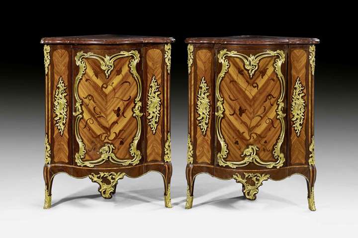 A pair of Princely encoignures
